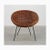 Mid-Century Woven RattanWicker and Iron Basket Chair, Italy, 1960s For Sale - Image 18 of 18