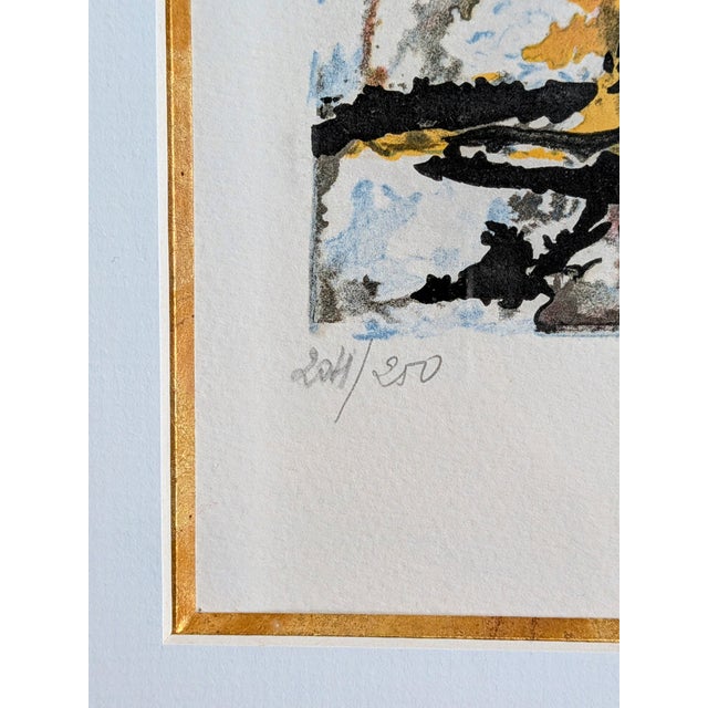 Salvador Dali, Don Quichotte, Original Hand Signed Color Lithograph and Relief on Paper, 1983 For Sale - Image 4 of 11
