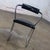 Metal 1920-1930’s Art Deco Streamline Moderne Side Chair Black Vinyl & Chrome Manner of Gilbert Rohde For Sale - Image 7 of 18