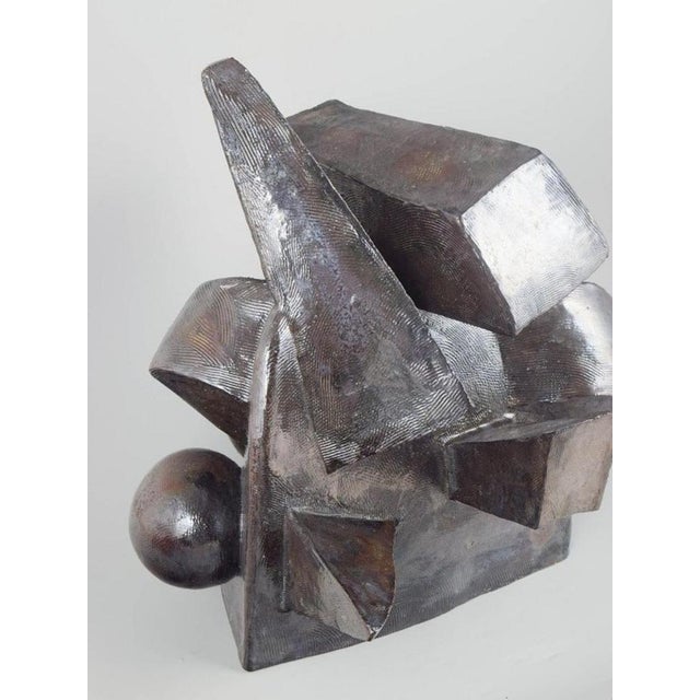 Christina Muff, Cubistic Style Sculpture, 2025, Stoneware For Sale - Image 4 of 6