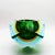 Vintage Multifaceted Ashtray or Catch-all in Murano Glass by Flavio Poli for Seguso. Three Stunning Submerged colors:...