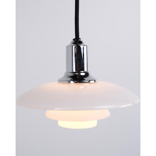 Early 21st Century Model PH 2/1 Pendant Lamp in Chrome by Poul Henningsen for Louis Poulsen, 2010s For Sale - Image 5 of 9
