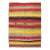 Mid 20th Century Bright & Colorful Vintage Turkish Kilim Rug in Stripes Design With Vivid Colors For Sale