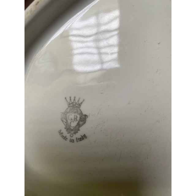 Mid 20th Century G.B.C. Italy Ceramic Pear Shaped Serving Dish/Bowl For Sale - Image 10 of 11