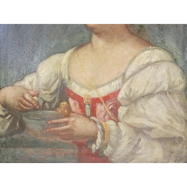 2000 - 2009 Unknown Artist, Portrait of a Woman, Late 18th Century, Oil on Canvas, Framed For Sale - Image 5 of 16