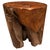 Andrianna Shamaris Sculptural Teak Wood Tray Side Table For Sale - Image 15 of 18