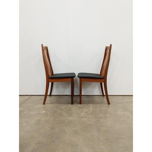 1970s Pair of Vintage G Plan Teak Mid Century Modern Dining Chairs For Sale - Image 5 of 8