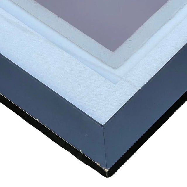 Late 20th Century Original Richard Parker Geometric Pastel Painting For Sale In Los Angeles - Image 6 of 8