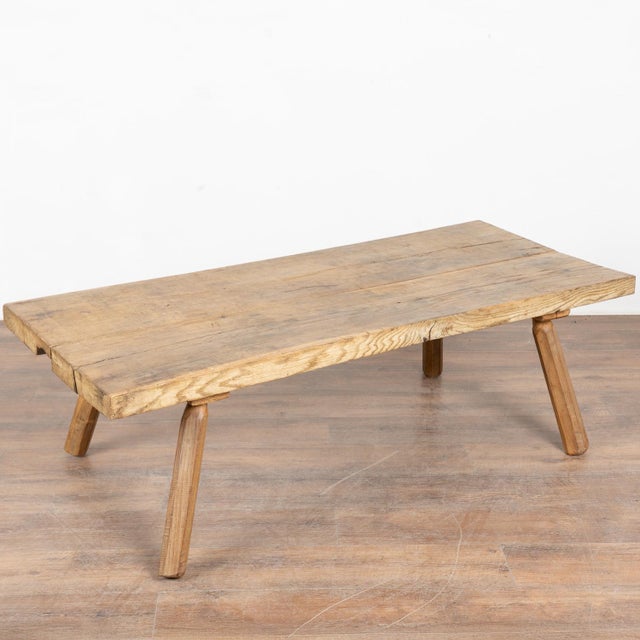 Early 20th Century Rustic Peg Leg Coffee Table For Sale - Image 13 of 13