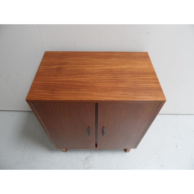Brown Mid-Century 2 Door Cabinet, 1950s For Sale - Image 8 of 12