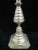 Antique English Brass Beehive & Diamond 14" Candle Holder Candlesticks For Sale - Image 4 of 10