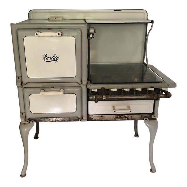 Old Fashioned Quality Brand Vintage Stove Made Into a Console Cabinet |  Chairish