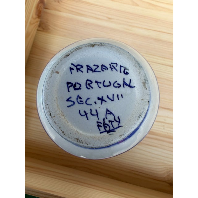 AK Dutch Delftware Late 20th Century Portuguese Ceramic Jug in the 'Mille Fleurs' Style, For Sale - Image 4 of 8