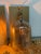 Gold Brass Plate + Mercury Glass Wall Sconces, Pair For Sale - Image 8 of 12