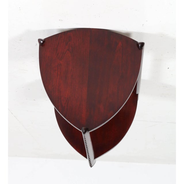 Art Deco Stained Beech Side Table Attributed to Piet Kramer, 1920s For Sale - Image 9 of 10