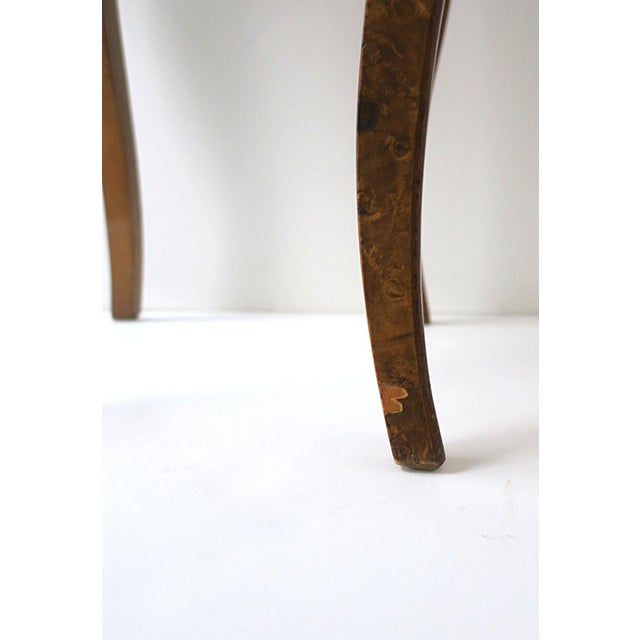 Italian Burl Wood Side Drinks Table Rococo Style by Mecchi Ruggero For Sale - Image 11 of 12