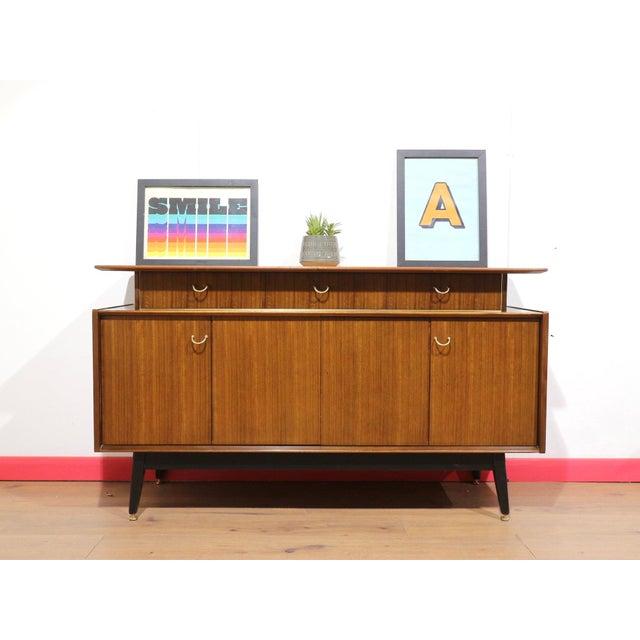 Mid-Century Modern Mid Century Modern Vintage G Plan Afromosia Credenza Sideboard For Sale - Image 3 of 15