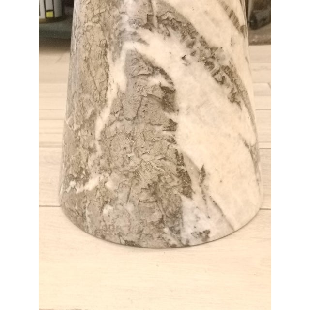 Stone M1 Round Marble Dining Table by Angelo Mangiarotti for Skipper, Italy, 1970s For Sale - Image 7 of 18