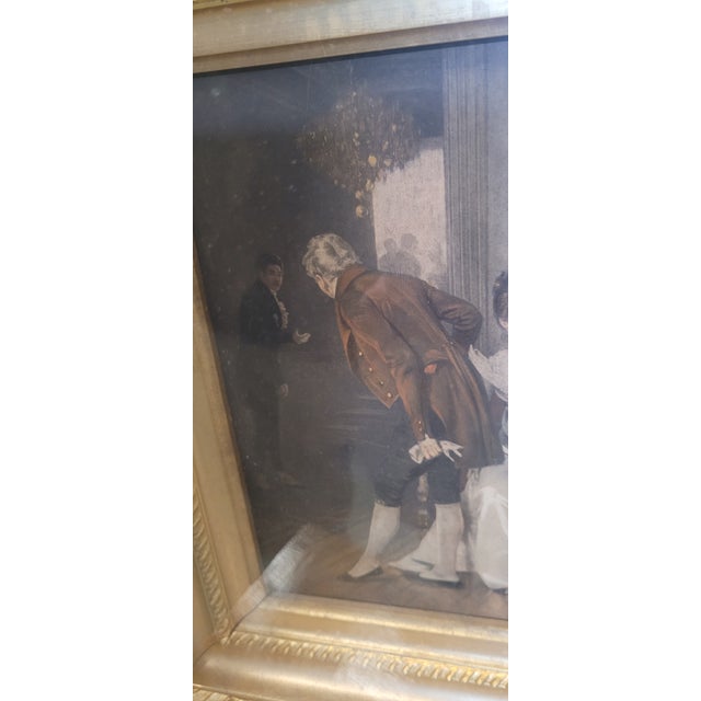 Printmaking Materials 19th Century Shadow Box Framed Parisian Picture For Sale - Image 7 of 16