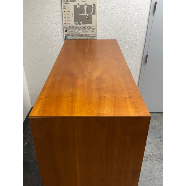 Wood Room & Board Copenhagen Collection Office Armoire For Sale - Image 7 of 12