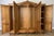 Vintage French Louis XVI Style Oak 4-Door Armoire For Sale - Image 11 of 12