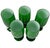 1960s Vintage Carlo Moretti Italian Green Goblets - Set of 5 For Sale In Houston - Image 6 of 10