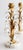 Florentine Vintage Italian Gilt Tole & Crystals Candlesticks - A Pair For Sale - Image 4 of 9