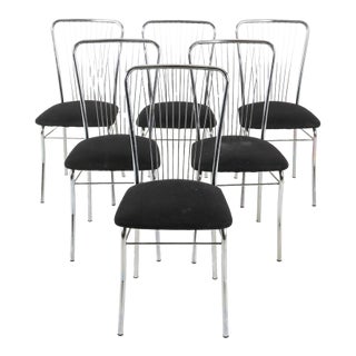 Late 20th Century Set of 6 - NowyStyl 'Noreno' Dining Chairs For Sale