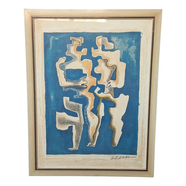 Zadkine Ossip, The Two Ossips, 1963, Lithograph, Framed For Sale