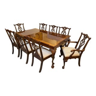Henredon Rittenhouse Square Dining Table + 8 Chairs For Sale