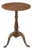 Antique Queen Anne Style Mahogany Pedestal Table Wine Plant Sculpture Stand 26" For Sale