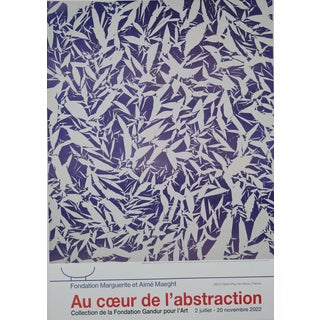 Etude Poster by Simon Hantai For Sale