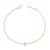 Immerse yourself in the understated elegance of this 10K yellow gold bracelet, for an enrapturing shimmer that captures...