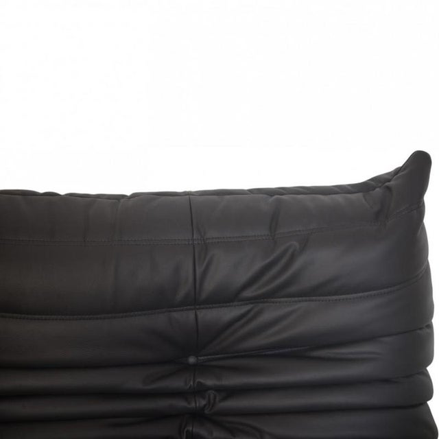 Togo Two-Seater Sofa in Dark Brown Leather by Michel Ducaroy, 1990s For Sale - Image 4 of 9
