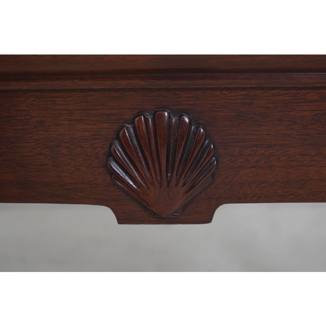 Wood Hickory Chair Co Mahogany Queen Anne Tea Table For Sale - Image 7 of 12