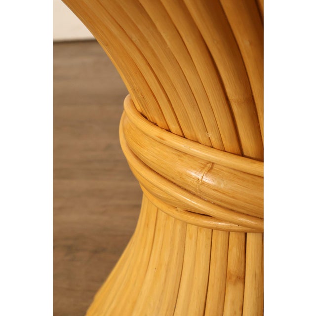 Vintage Pair of Wheat Sheaf End Tables For Sale - Image 16 of 18