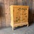 Vintage Painted Cupboard with shelf Yellow base with leaves and bird Decorative detailing on sides, front and top as well...