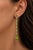 Peridot Long Drop Earrings, Silver, Gold, Pair For Sale - Image 9 of 10