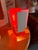 White 1950s Modern Swedish Metal Table Lamp For Sale - Image 8 of 8