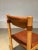 Wood Vintage Italian Leather and Beech Stick Chair attributed to Ibisco, 1970s For Sale - Image 7 of 8