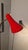 Brass Reading Lamp with Red Cone and Handle, 1950s For Sale - Image 14 of 17