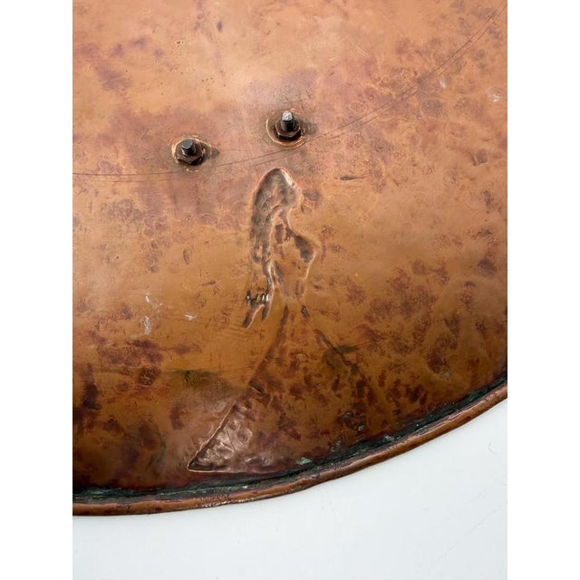 Mid-Century Modern Italian Sculptural Copper Mirror by Angelo Bragali, 1950s For Sale - Image 17 of 18