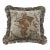 Vintage Brunschwig & Fils Kininvie Toile Euro Pillow With Down Feather Insert For Sale