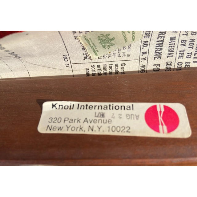 1970s Vintage Knoll Bentwood Chair For Sale In Kansas City - Image 6 of 13