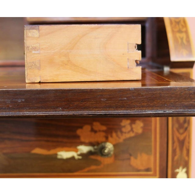 Vintage Display Cabinet in Wood, 1950s For Sale - Image 3 of 12