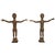 Mid 20th Century Vintage Pair of Ancestral Borneo Figures For Sale - Image 5 of 9