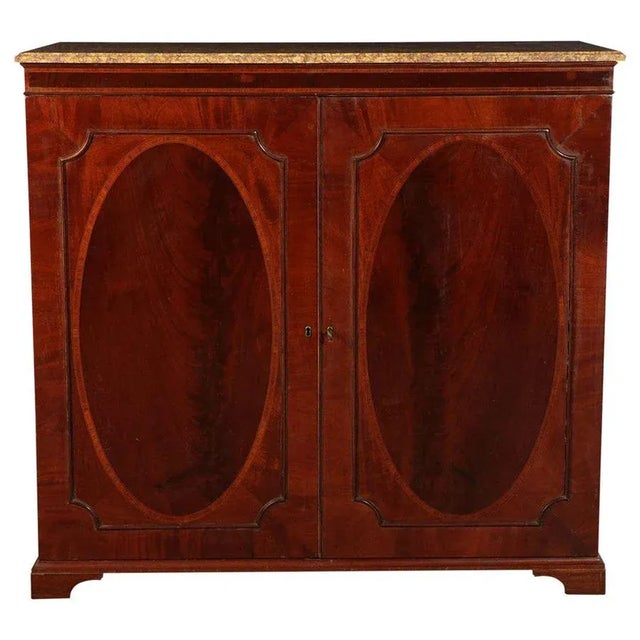 Stone 19th Century French Parquetry Sideboard For Sale - Image 7 of 7