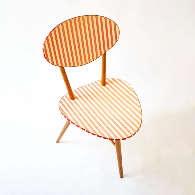 Mid-Century Modern Dining Set with Formica Table and Four Chairs, 1950s, Set of 5 For Sale - Image 15 of 18