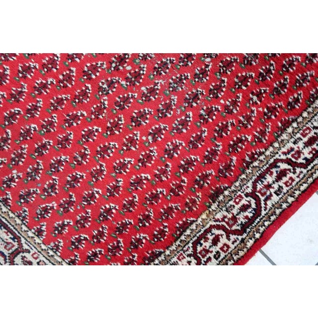 1970s Handmade Vintage Indian Seraband Rug 3' X 5.1' For Sale In New York - Image 6 of 11