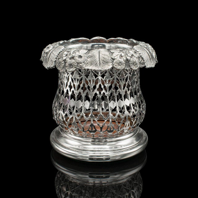 Victorian 1880's Antique Bottle Coaster For Sale - Image 3 of 9